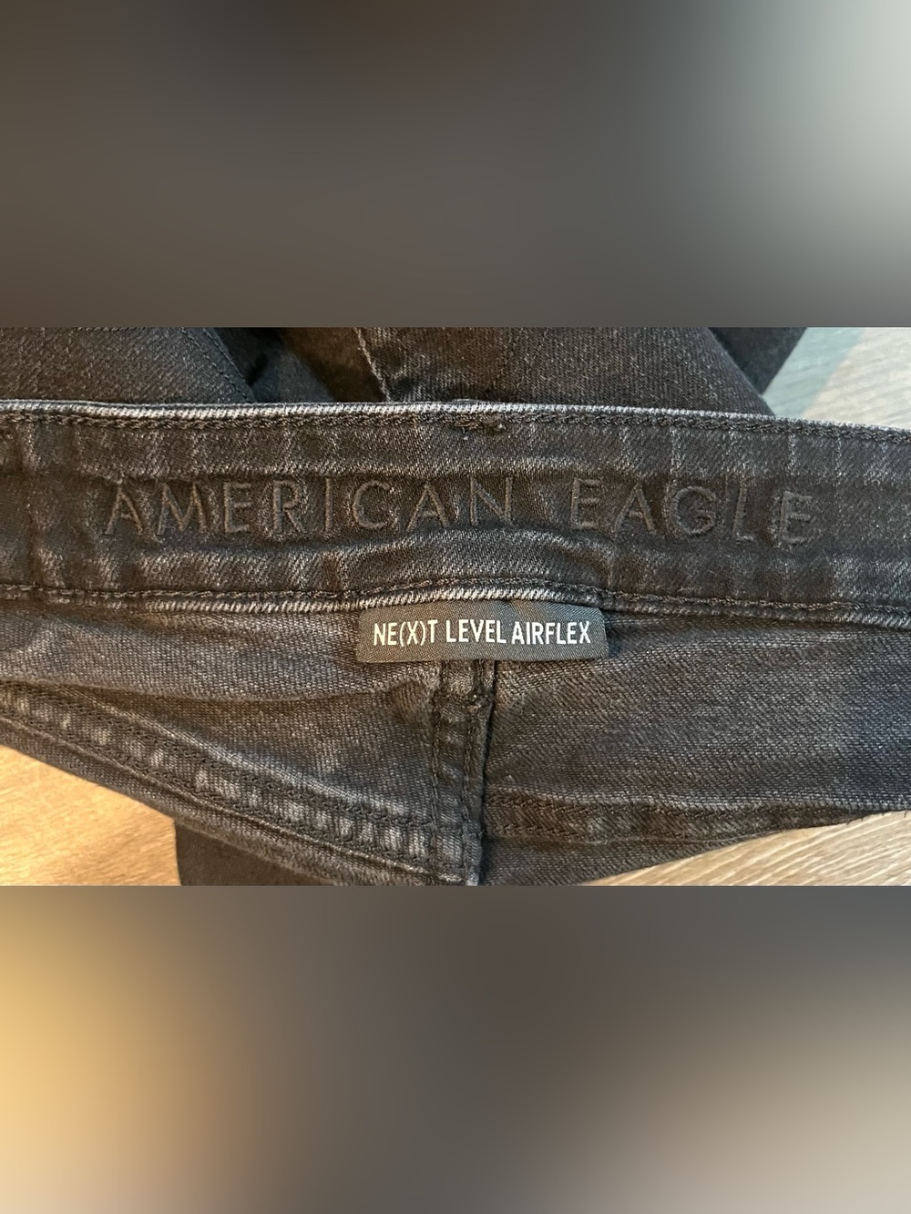 Men’s American Eagle Black Skinny Jeans, Sz 29 x 30, NE(X)T LEVEL AIRFLEX - Picture 7 of 7